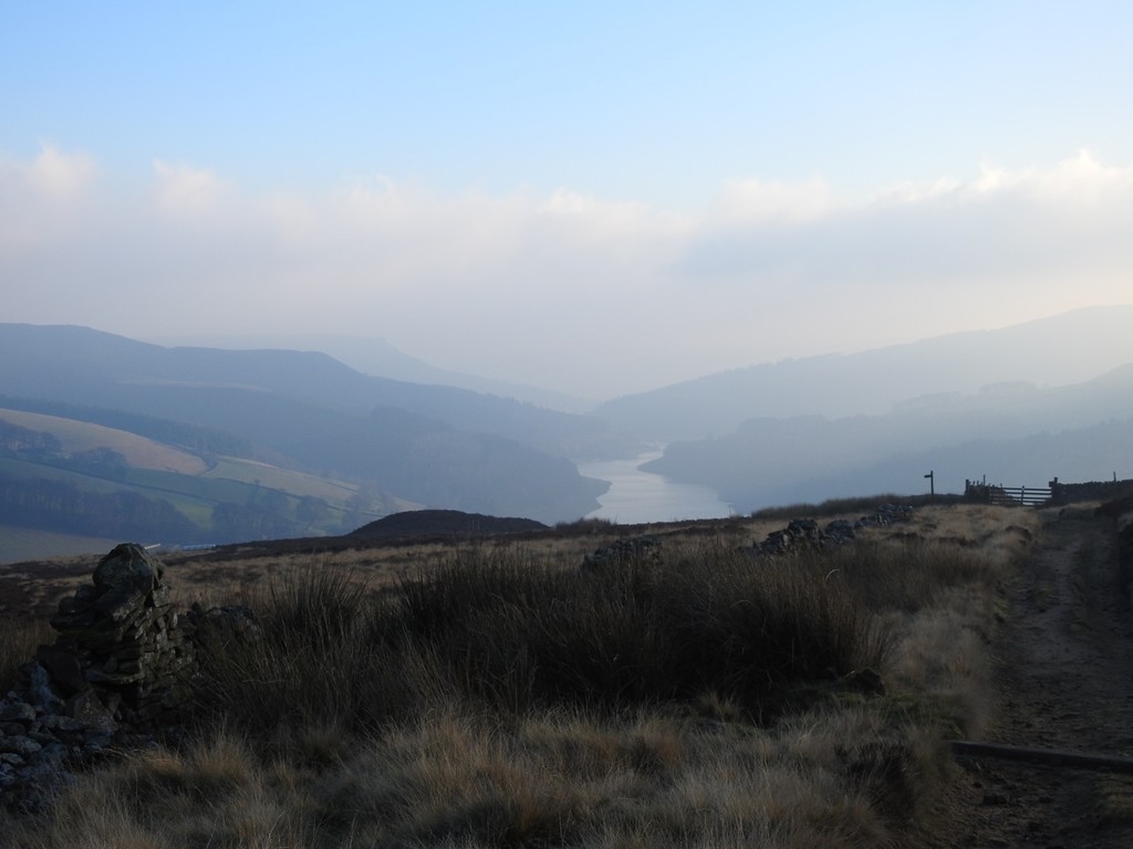 A view from Pike Low towards Ladybower Reservoir by roachling