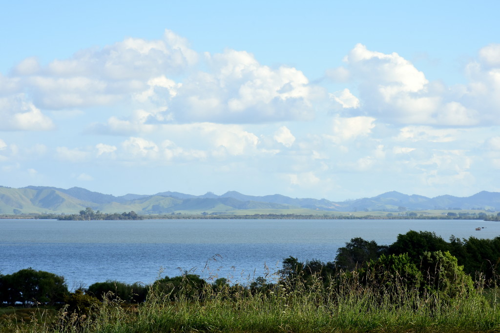 Blue Sky and Blue Lake by nickspicsnz