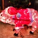 The Pig is dressed for Christmas.  by louannwarren