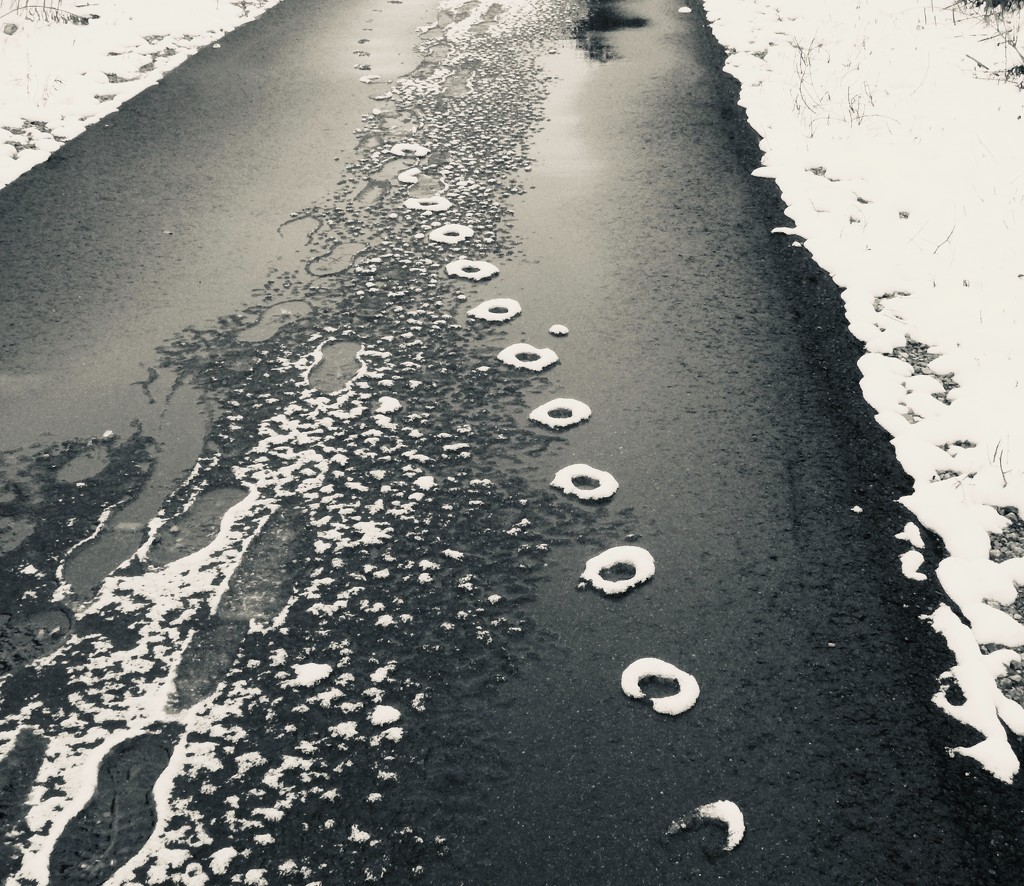 alien snow circles by amyk