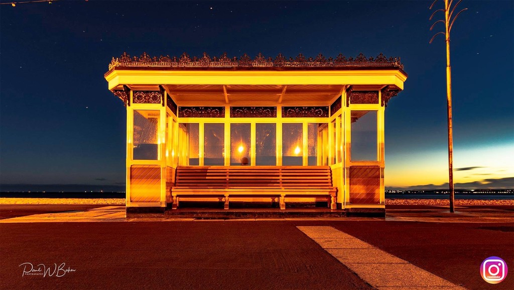 Southsea - an old bus stop  by paulwbaker