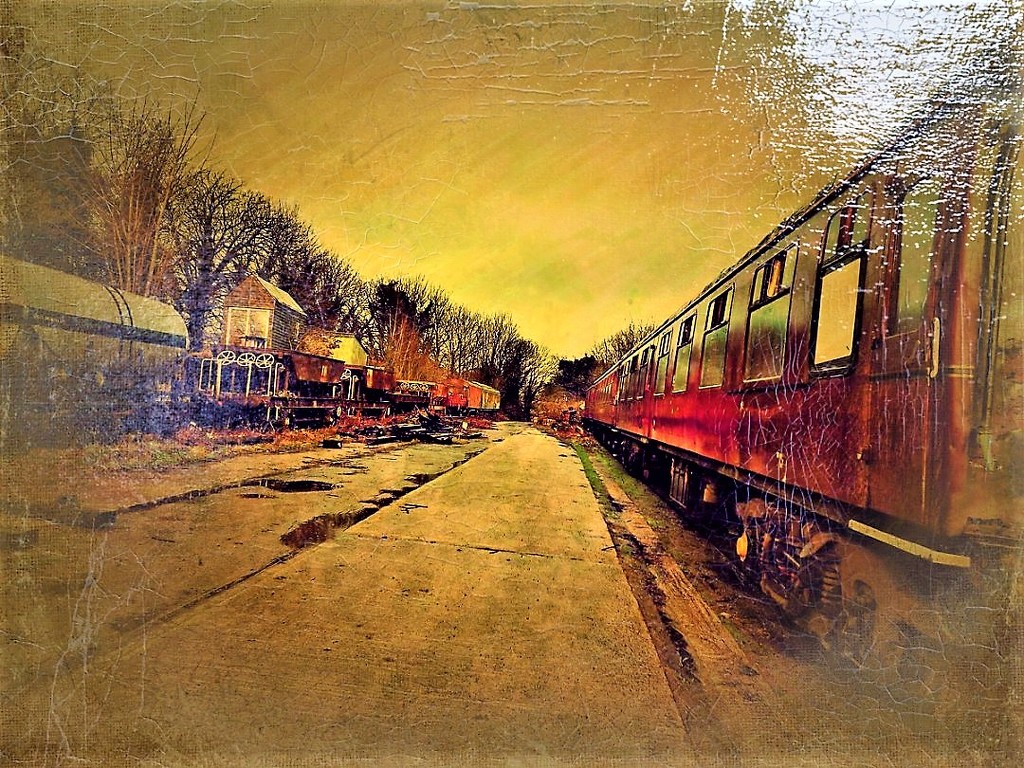 Train Graveyard by ajisaac