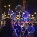Blue lighted balloons.  by cocobella