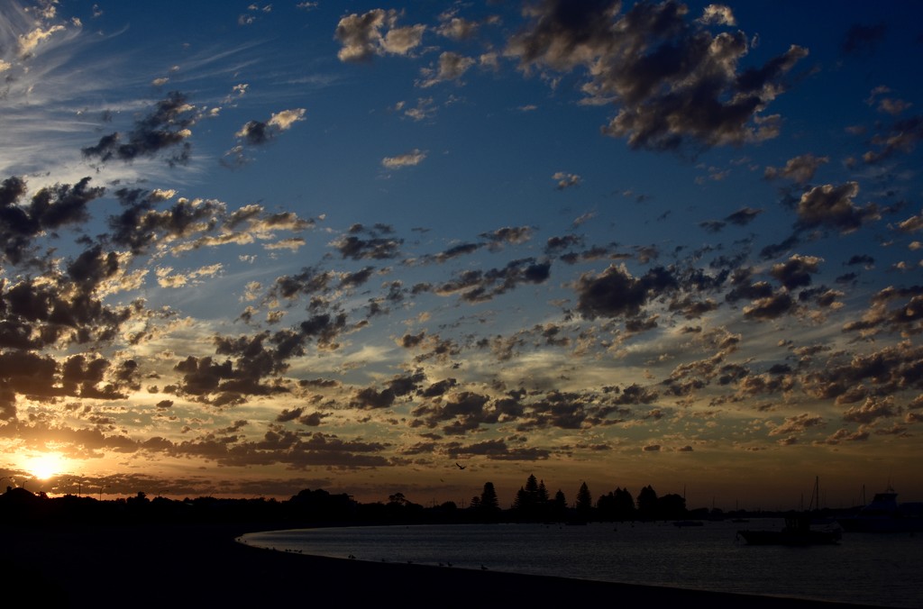 Clouds At Sunset _DSC3095 by merrelyn