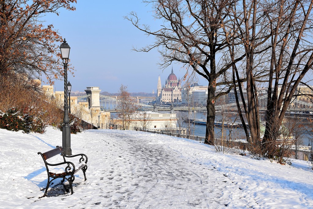 Budapest panorama with a little snow. by kork
