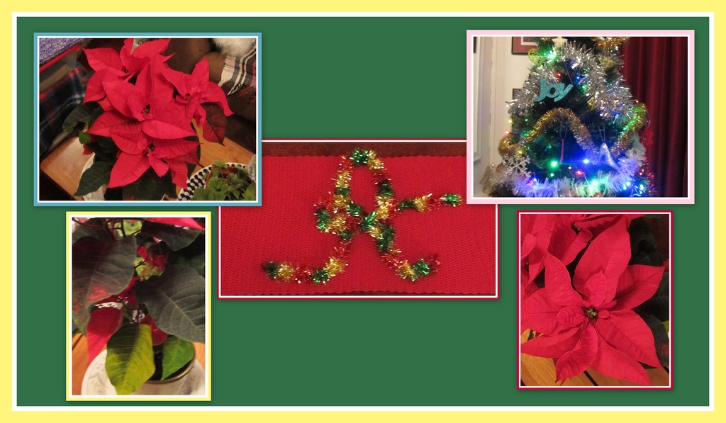 Christmas collage with Arthur's blanket. by grace55