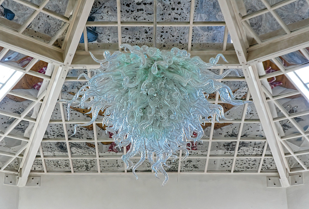 Intricate glass chandelier by ludwigsdiana