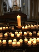 5th Dec 2018 - Candles in Rothenburg church 
