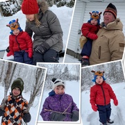 25th Dec 2018 -  Fun in the snow with the grandkids!