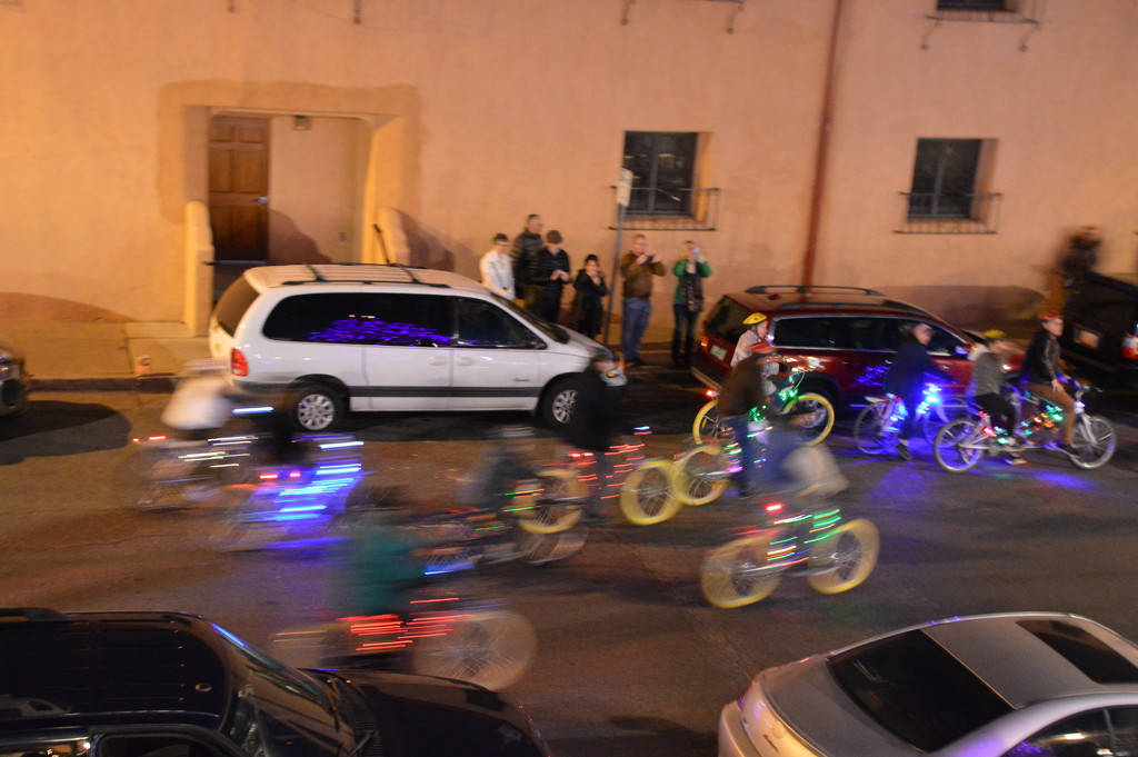 Bicyclers On Christmas Eve. by bigdad