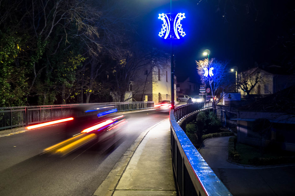 Christmas lights in Laroque by laroque