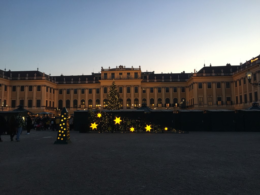 Schonbrunn Palace during Christmas  by clay88