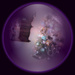 Christmas tree in a purple globe   by beryl