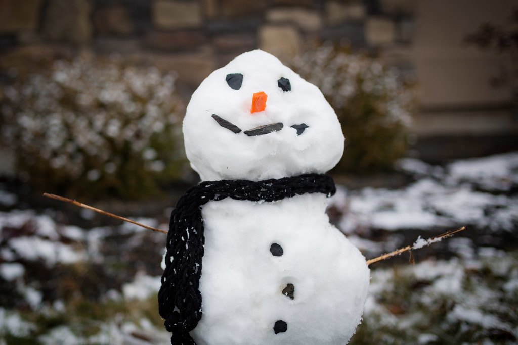 A Little Snow, A Little Snowman by tina_mac