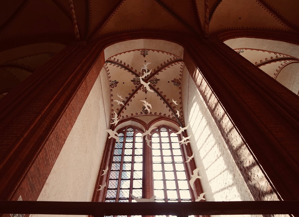Looking Up (St. Nikolai, Wismar) by toinette