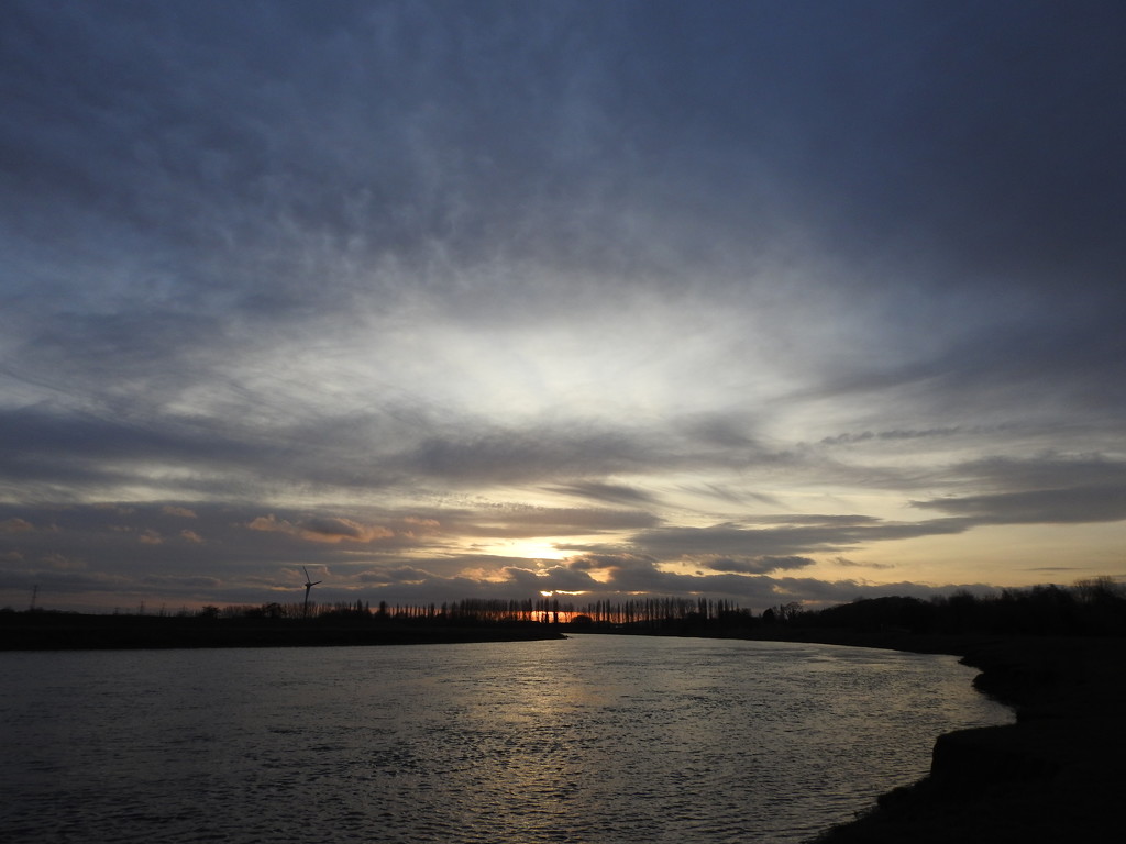 Sunset Over the Trent by oldjosh