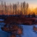 winter sunset by adi314