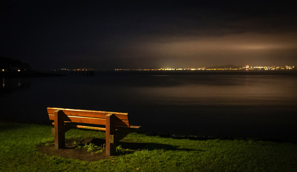 Bench in the dark by frequentframes