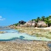 Low tide at Anse source d’argent.  by cocobella