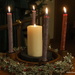 Christmas Eve Advent Wreath by selkie