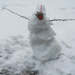Dad's Reindeer Snowman by sfeldphotos
