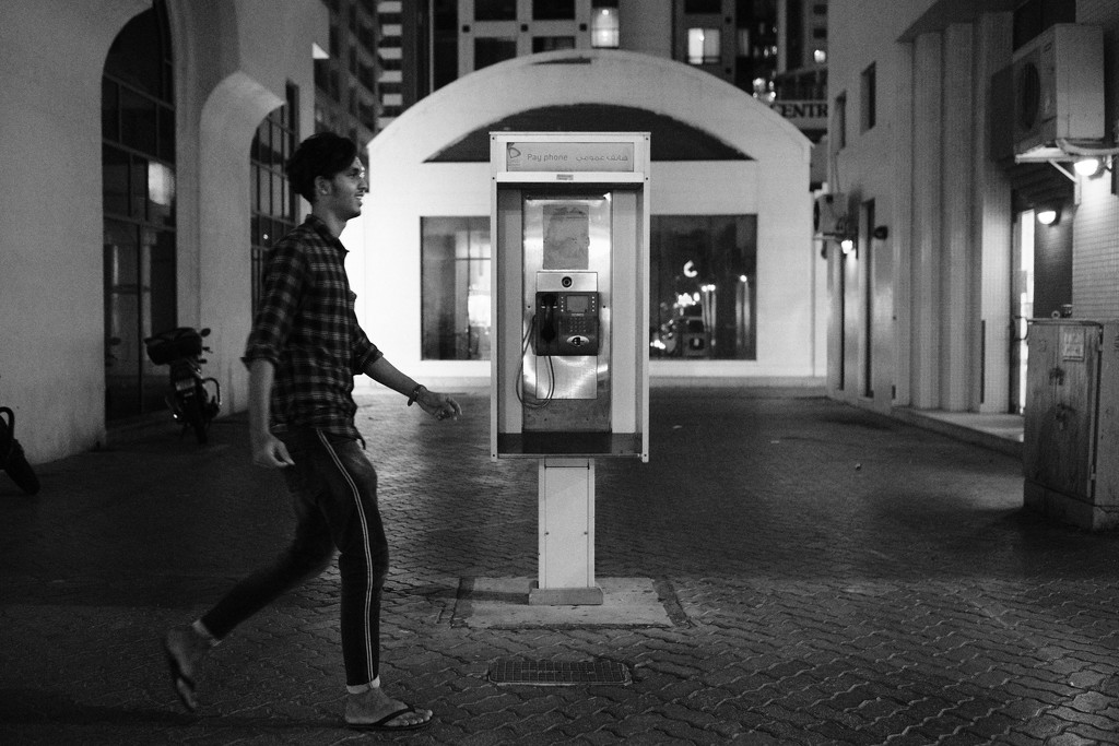 The phone booth, Abu Dhabi by stefanotrezzi