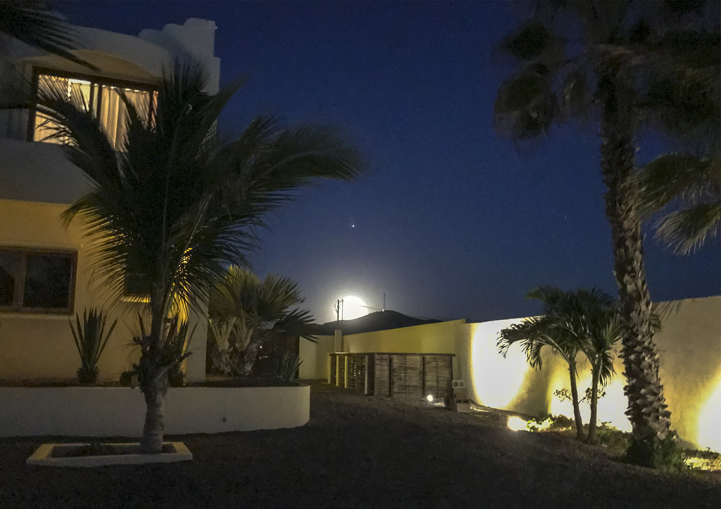 Moon Rising In Baja by jgpittenger