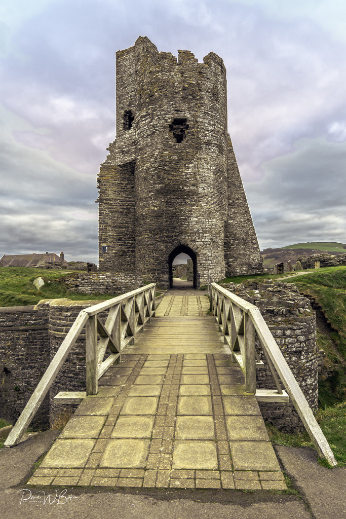 Aberystwyth Castle in Wales by paulwbaker