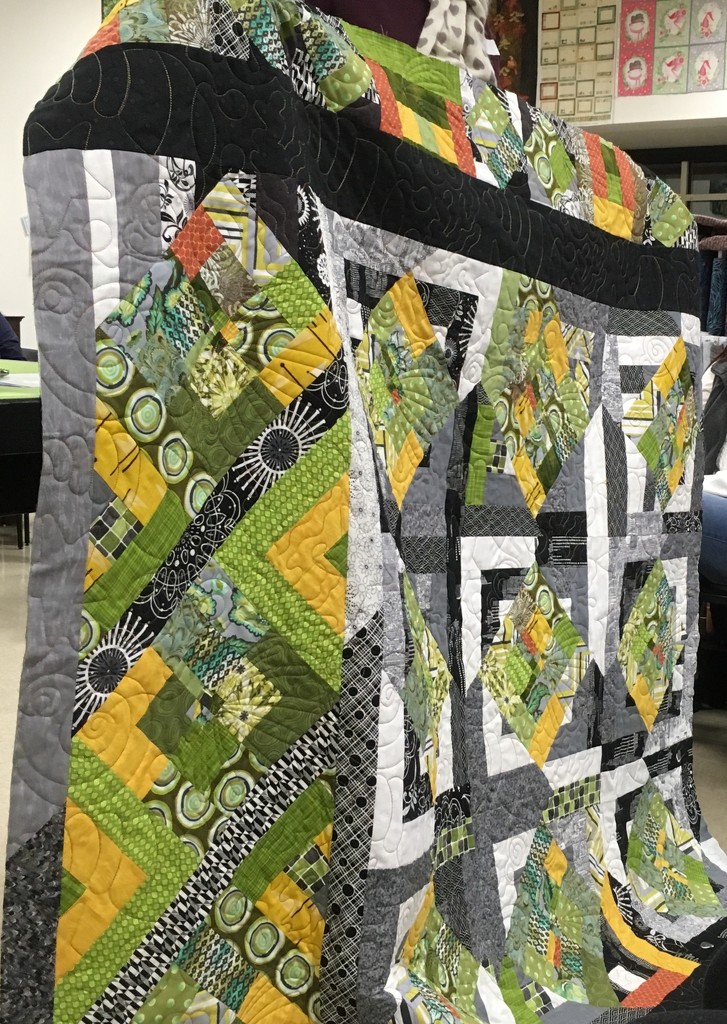 working at the quilt club meeting by wiesnerbeth