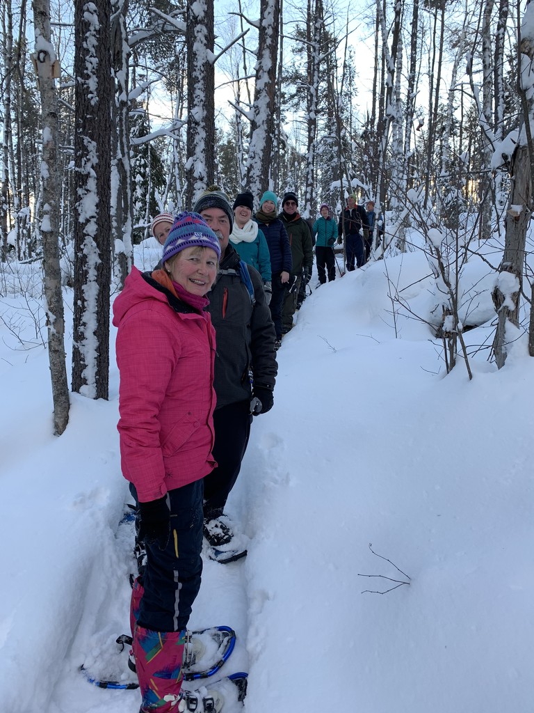 Our Snowshoe Group by radiogirl