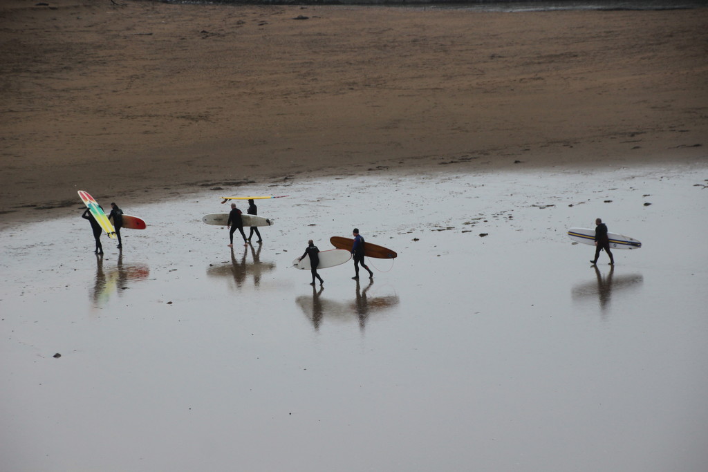 surfers return by mariadarby