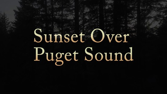 15th Jan 2019 - Sunset Over Puget Sound - The Video