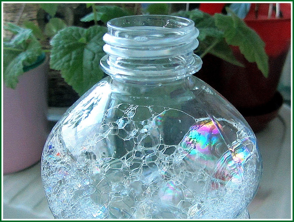 Rainbow bubble in a bottle by grace55