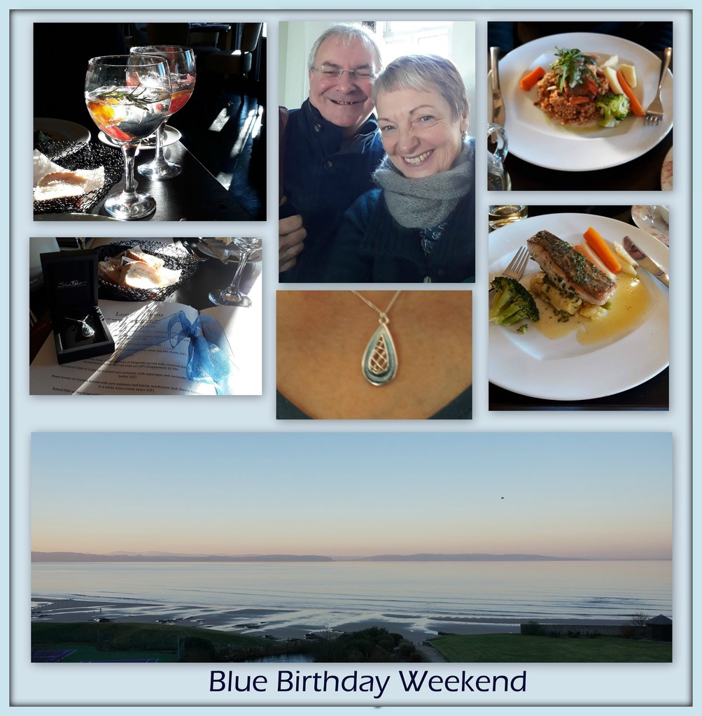Blue Birthday Collage by sarah19