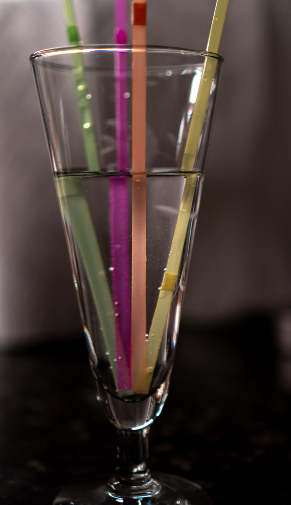 Where is each straw? A study in refraction by randystreat