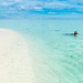Swimming in Bora Bora by kwind