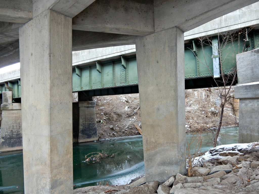 Bridges over Wildcat Creek and the Linear Trail by mcsiegle