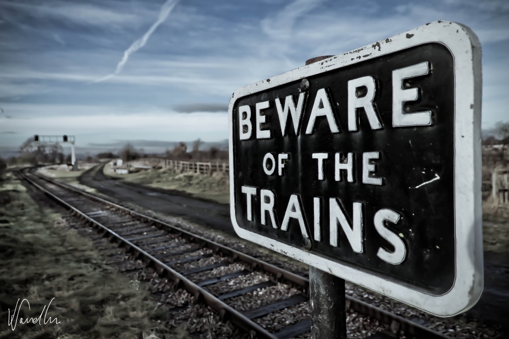 Beware of the trains by vikdaddy