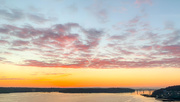 29th Jan 2019 - sunrise while crossing the Susquehanna River