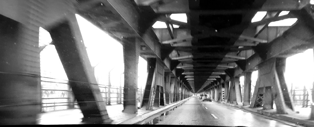 Crossing The Bridge  by bkbinthecity
