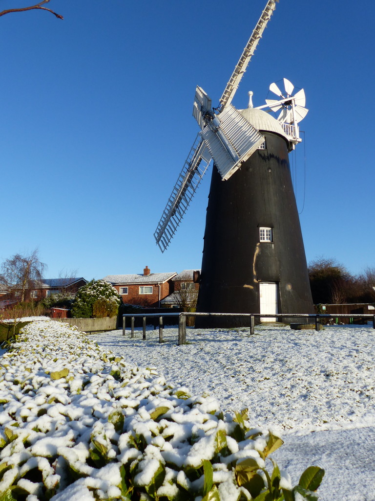“Our” Windmill in the Snow  by foxes37
