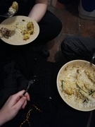14th Dec 2018 - Eating lunch on the floor at work 
