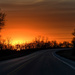 Winding Road at Sunset by kareenking