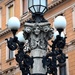 Street lamp in front of a theater by kork
