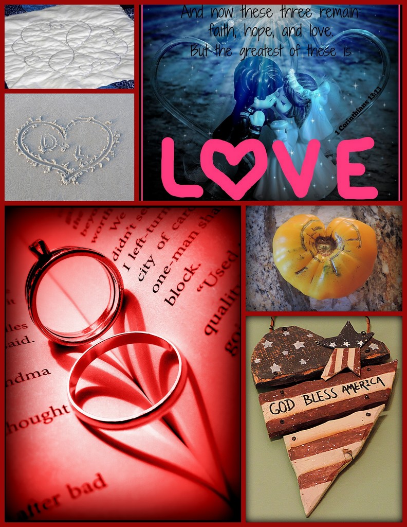 My favorite hearts in a collage by homeschoolmom