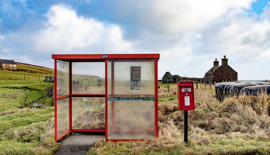 Postbox & Bus Shelter by lifeat60degrees