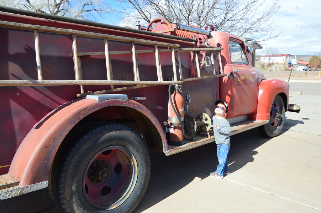 A Boy And A Firetruck by bigdad