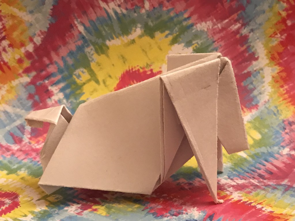 Long Ear Rabbit: Origami  by jnadonza