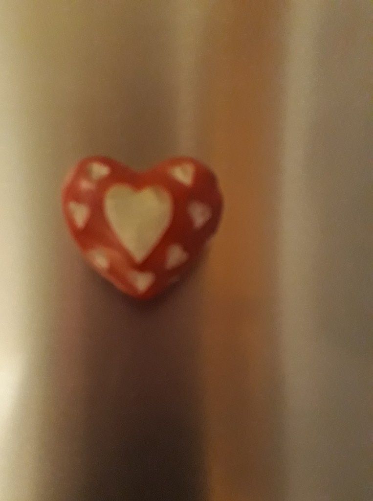 Heart on the fridge! by sarah19