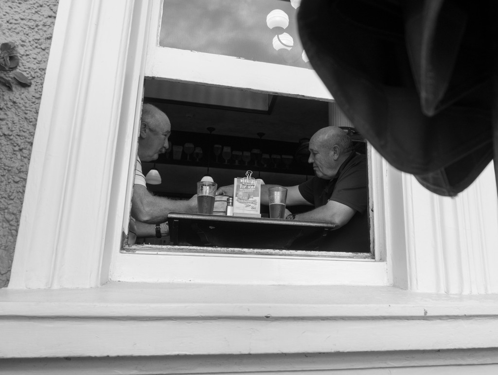 Old guys having a pint by creative_shots